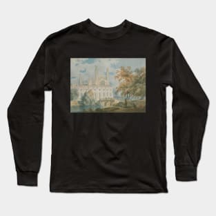 Clare Hall and King’s College Chapel, Cambridge, from the Banks of the River Cam, 1793 Long Sleeve T-Shirt